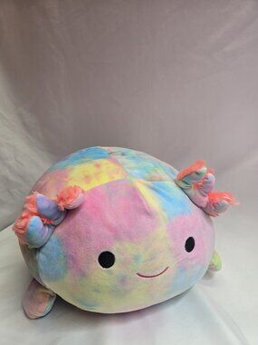 Smoochy Pals Axolotl Plush Tye Dye Squishy Cute 18 inch Stuffed Animal